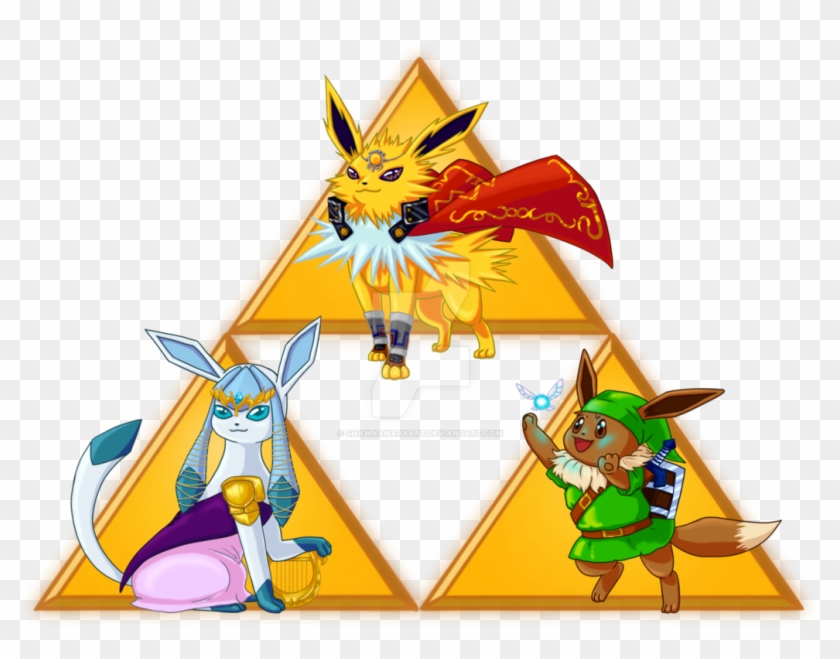 Legend Of Zelda Eeveelutions By Shawnamaryart - Cartoon #1033714