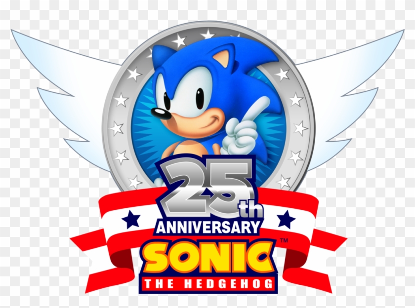 Official Sonic 25th Anniversary Logo Recreation By - Sonic The Hedgehog 25th Anniversary Selection [2cd+dvd] #1033795