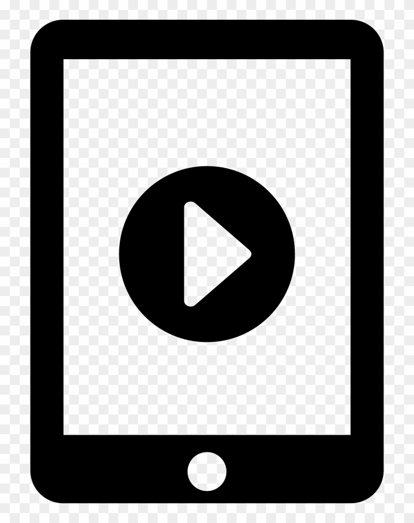 Ipad Video Player Comments - Scalable Vector Graphics #1033884