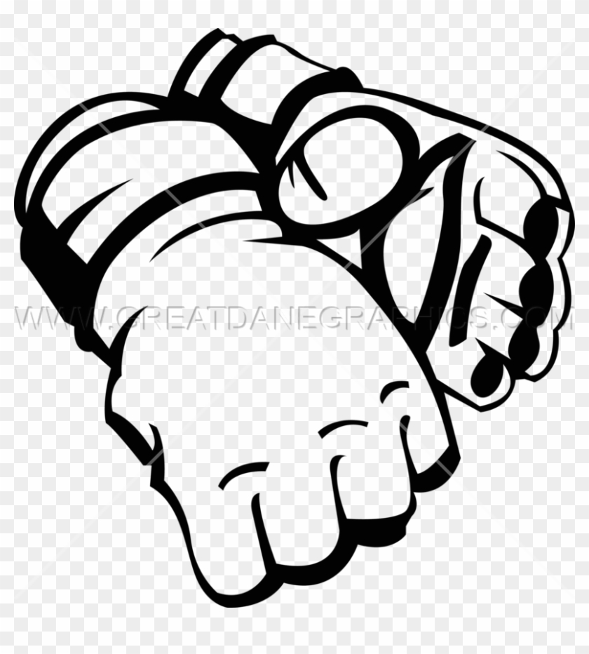Mma Gloves Clipart #1033898