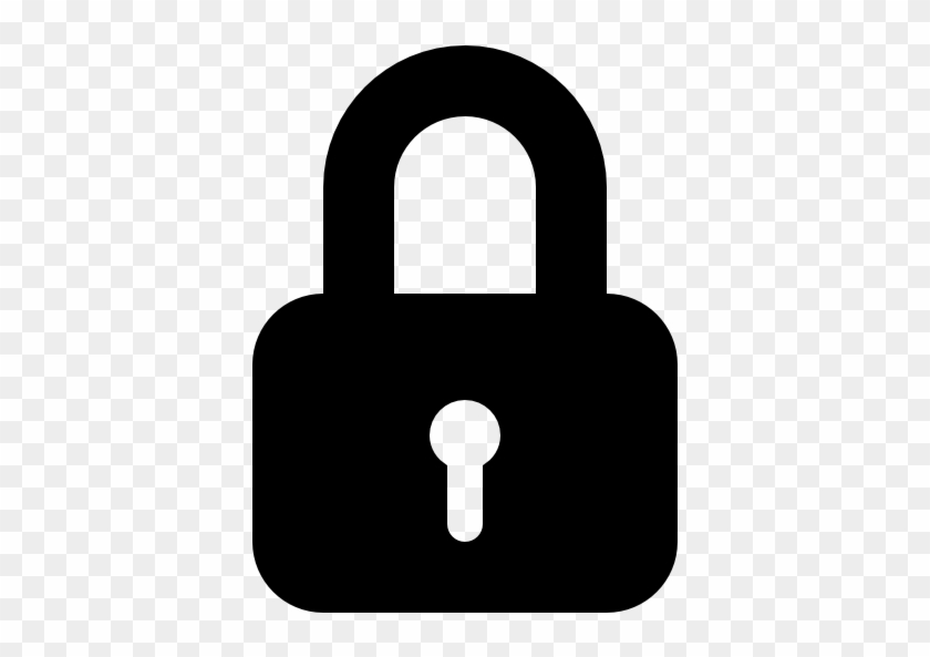 Lock Simple Png Image - Lock Icon Vector Png #1033946
