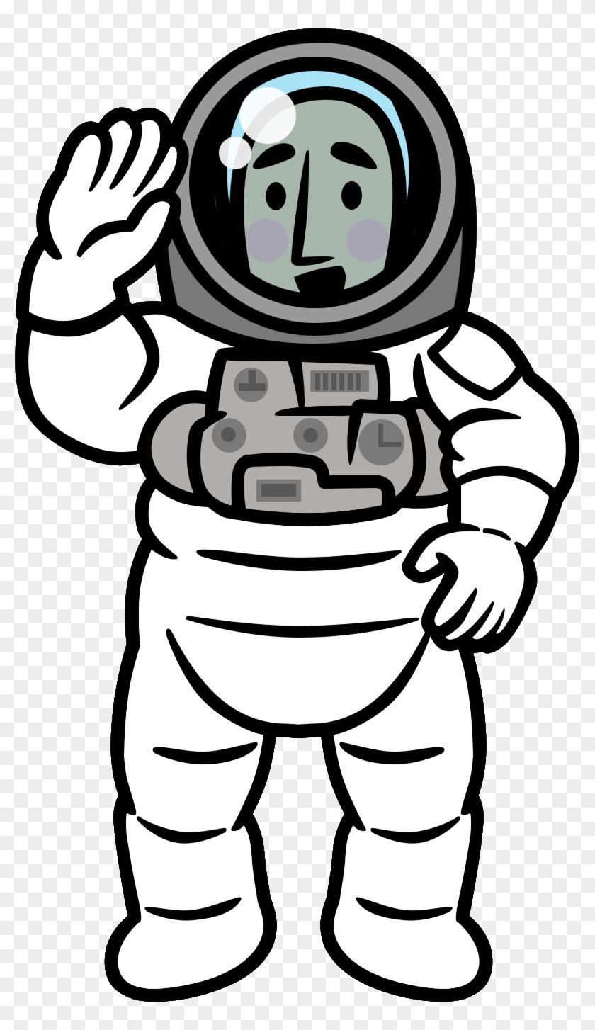Astronaut Without Dialog Clouds - Astronaut #1033974