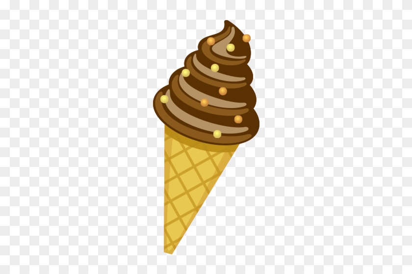 Chocolate Ice Cream Snack - Ice Cream Png Cartoon #1034007