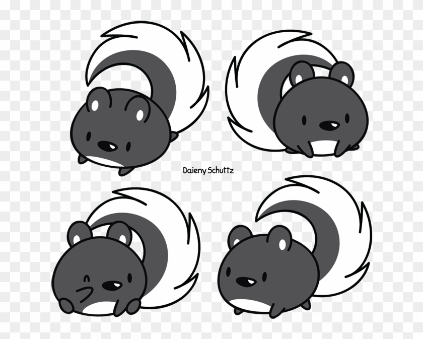 Chibi Skunk By Daieny - Kawaii Skunk #1034130