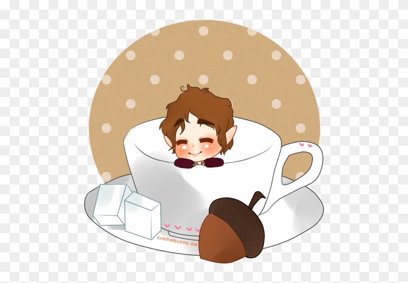 Cupful Of Chibi Bilbo Baggins By Cremebunny On Deviantart - Chibi Bilbo #1034132