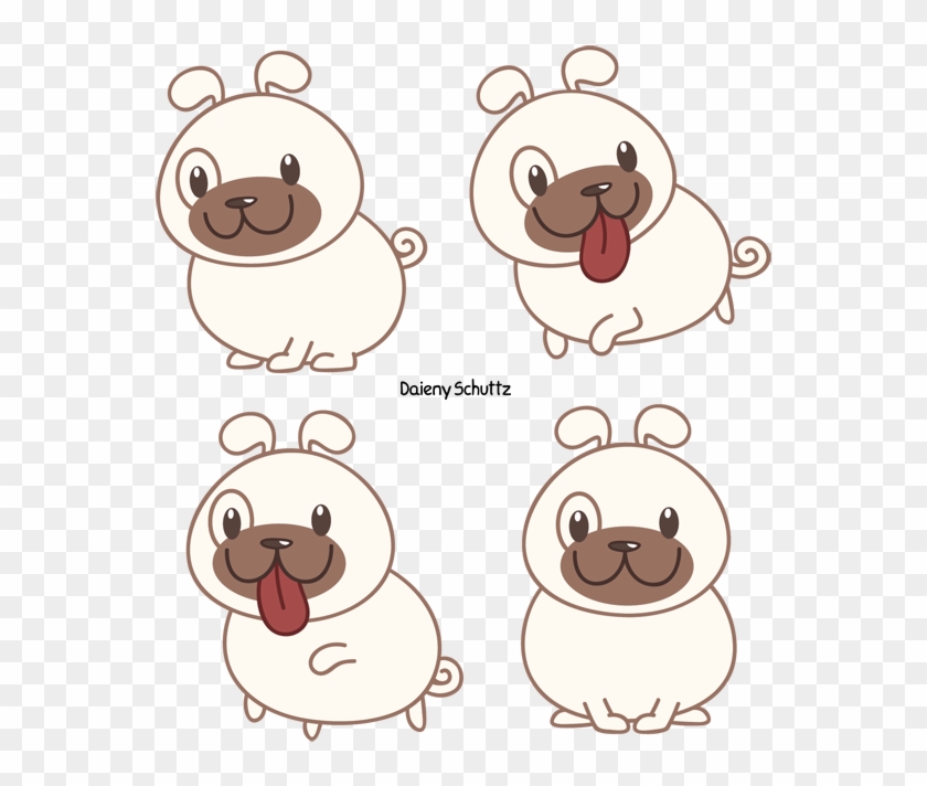 Chibi Pug By Daieny - Chibi Pug #1034135