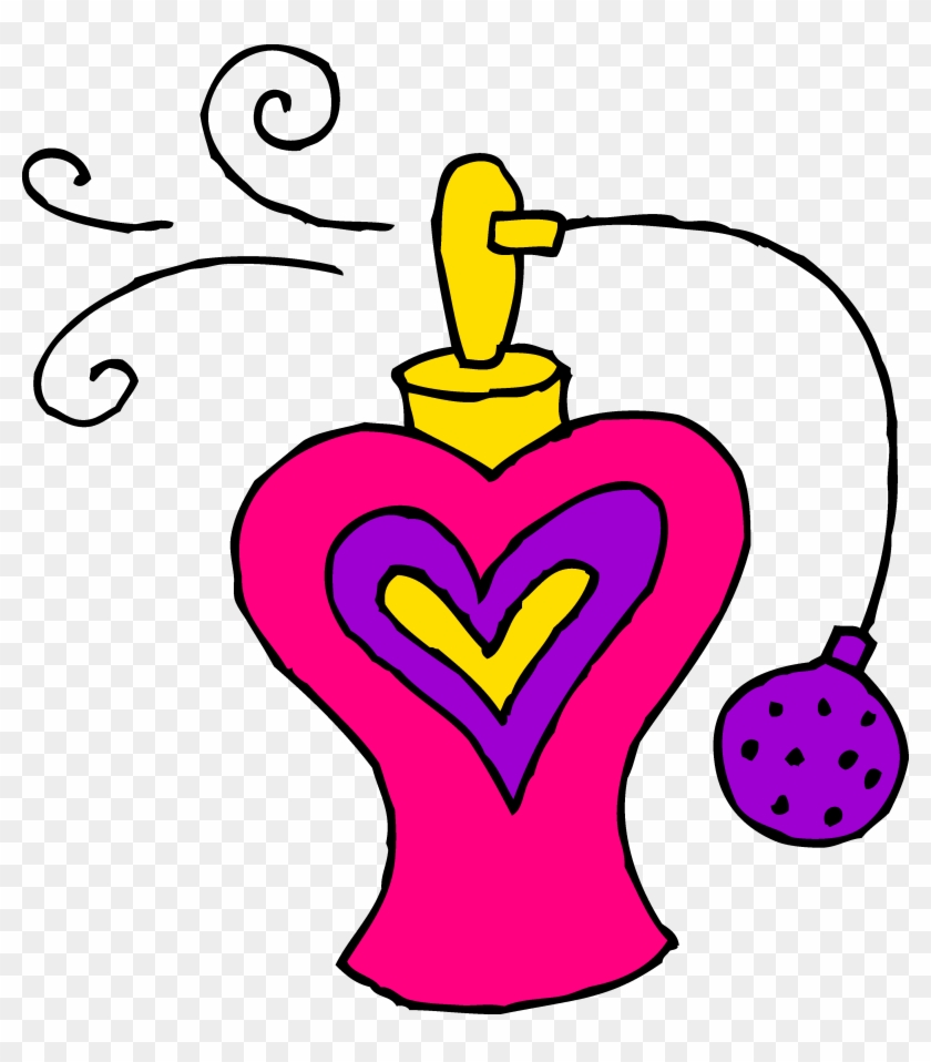 Scent Clipart - Perfume Coloring #1034154