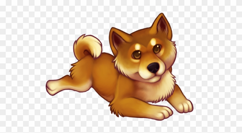 Red Chibi Shiba Inu By Bawky - Chibi Doge #1034165