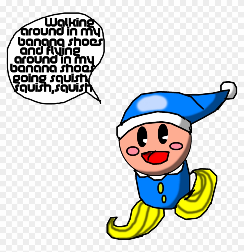 Banana Shoes By Crossovergamer - Cartoon #1034217