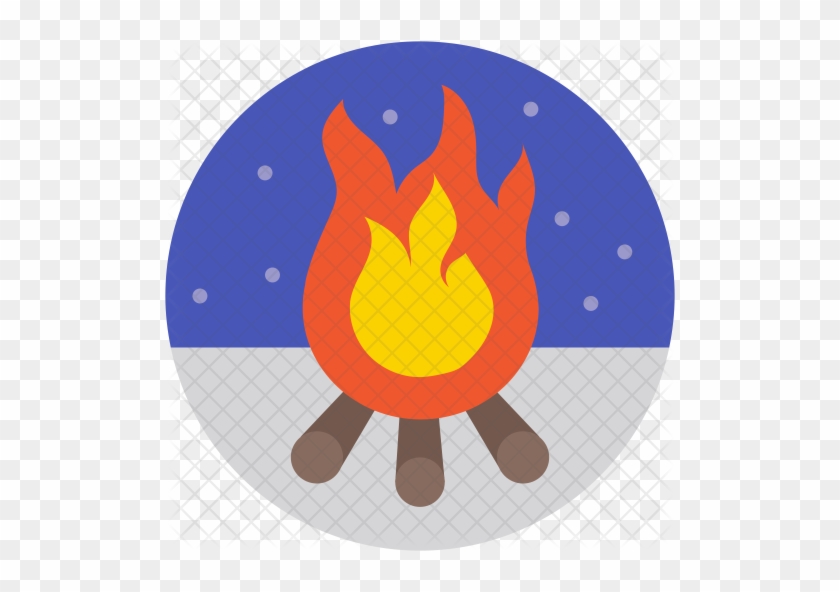 Campfire Icon - Campsite #1034239