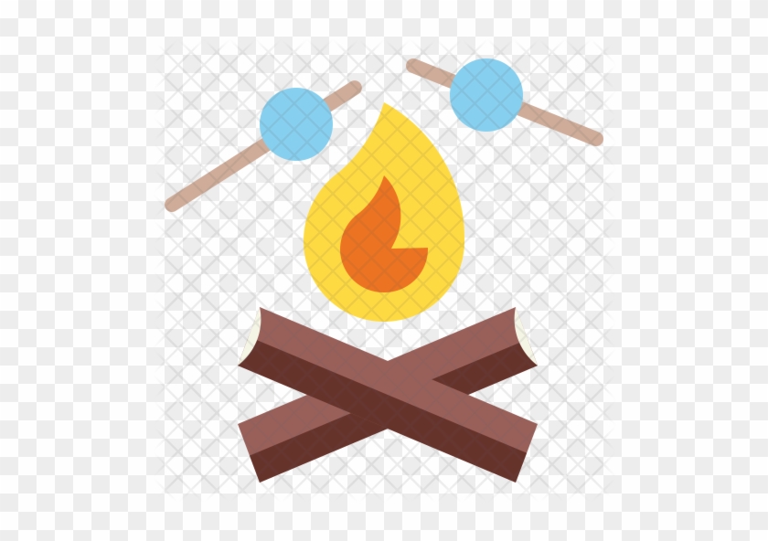 Campfire Icon - Graphic Design #1034240