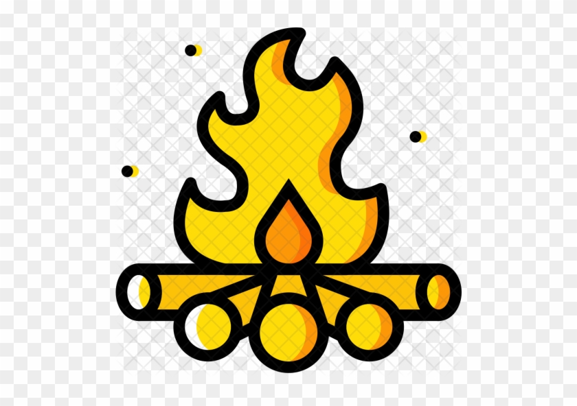 Campfire Icon - Bonfire #1034248
