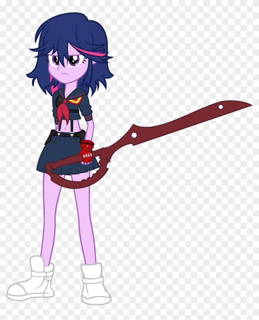 Twilight Sparkle Ryuko Matoi Sunset Shimmer Clothing - Little Pony Anime Png #1034319