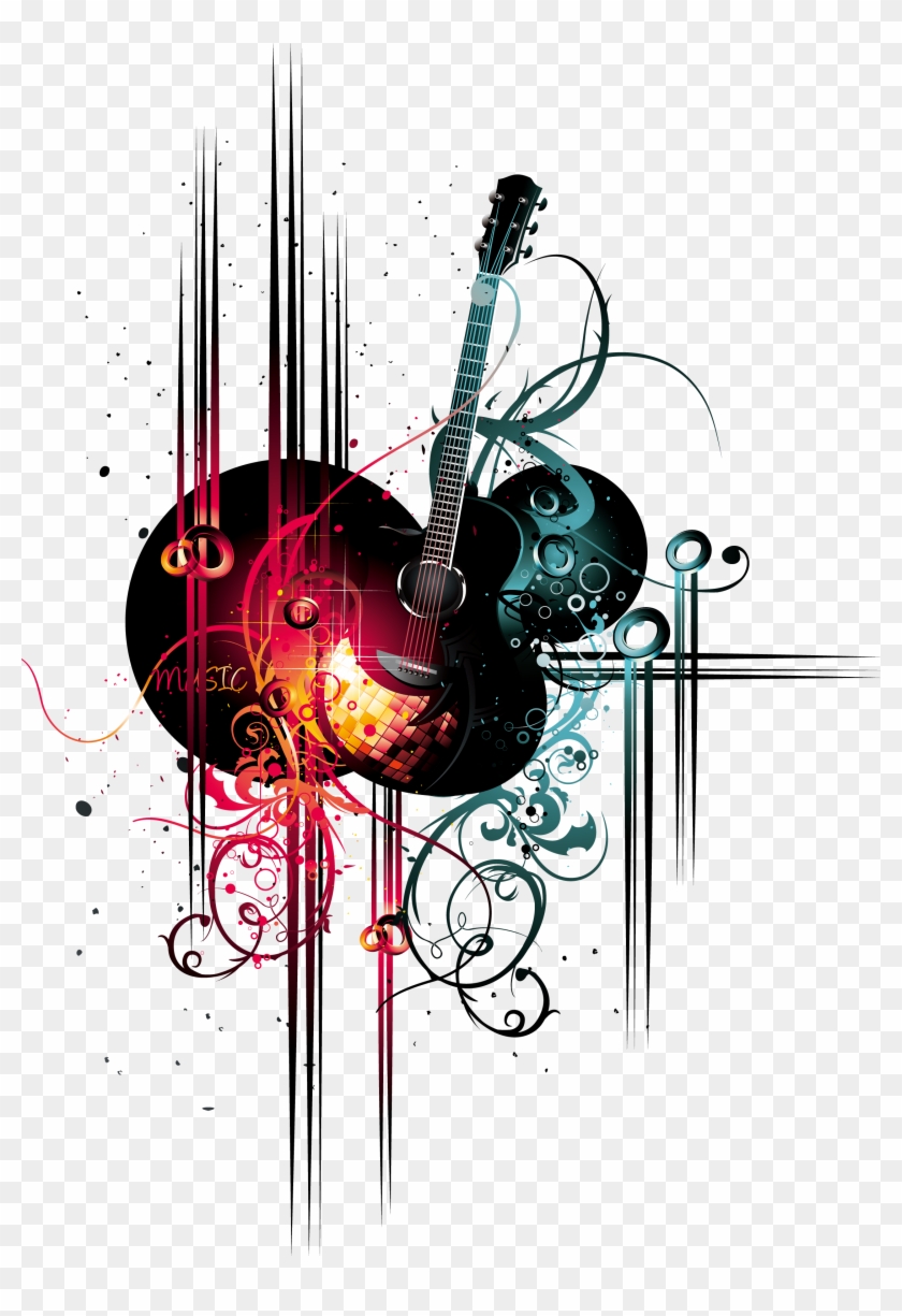 Guitar Bar Music Microphone - Guitar Bar Music Microphone #1034486