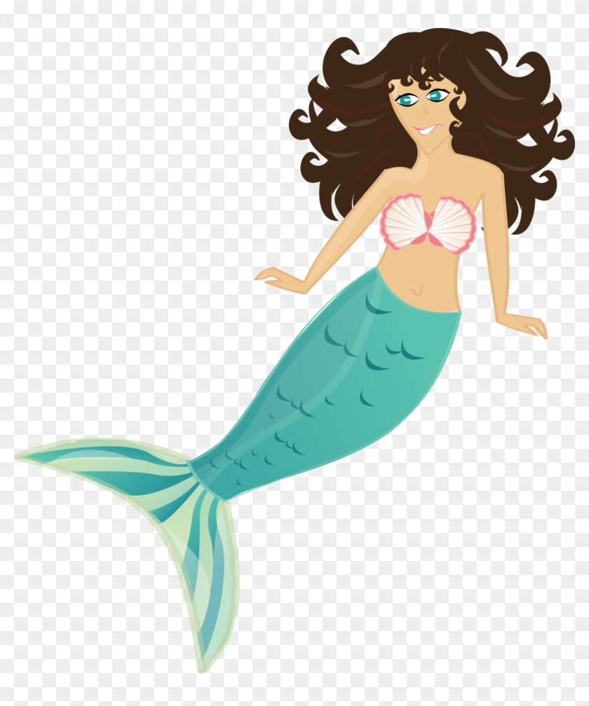 Mermaid Silhouette Illustration - Illustration #1034521