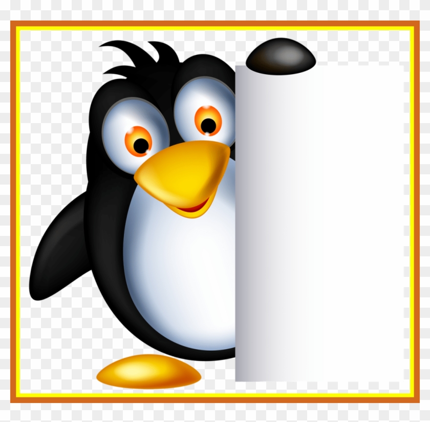 Penguin Clipart Penguin Border Clipart Awesome Png - Penguin #1034554