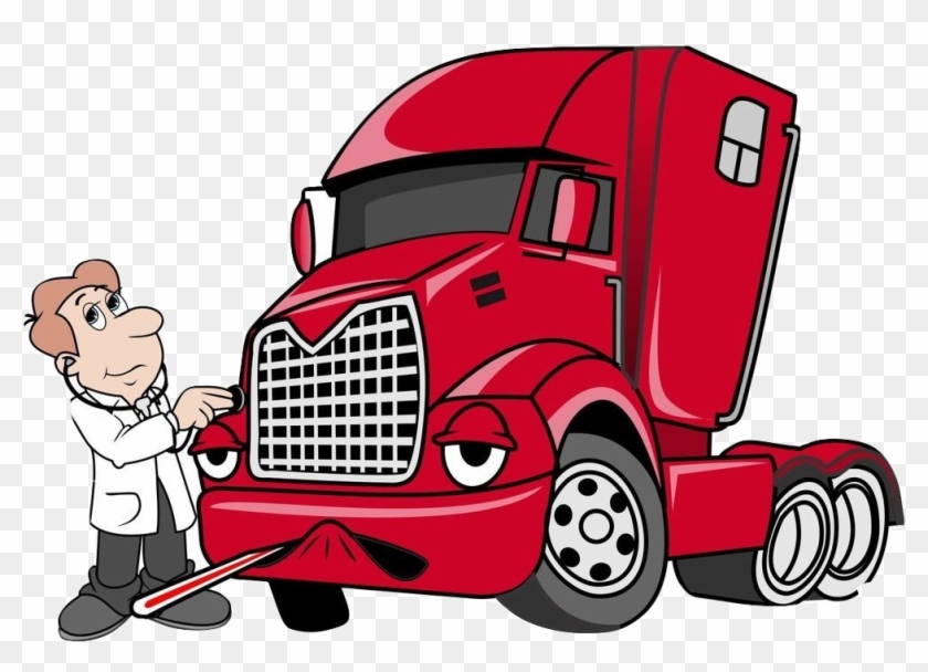 Ford Clipart Diesel Truck - Truck Mechanic Clipart #1034573