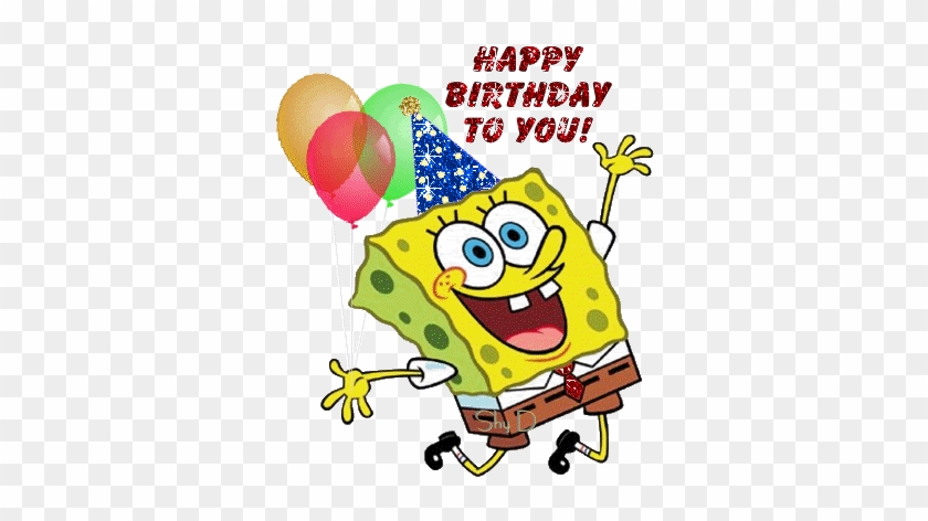 Spongebob Squarepants Sticker For Ios Amp Android Giphy - Happy Birthday From Spongebob #1034611