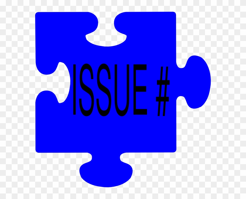 Issues Cliparts - Light Blue Puzzle Piece #1034633