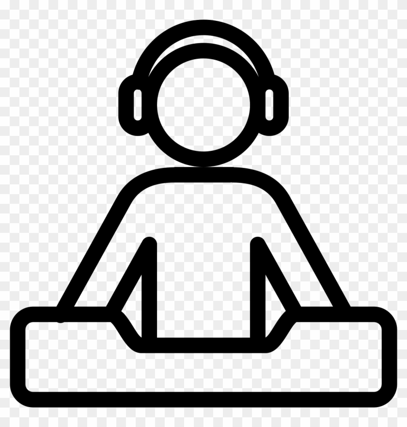 Disc Jockey Computer Icons Winter Music Conference - Icono Dj #1034672