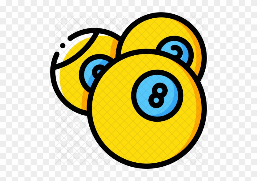 Pool Balls Icon - Circle #1034765