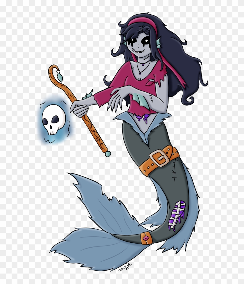 Nicasia The Undead Mermaid By Phoenixremixed - Cartoon #1034769