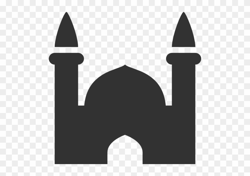 Symbol Of Mosque In Map #1034896