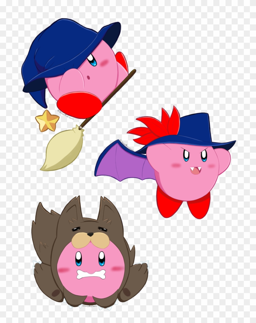 Kirby Halloween 2017 Set 2 By Seraphinae - Cartoon #1034981