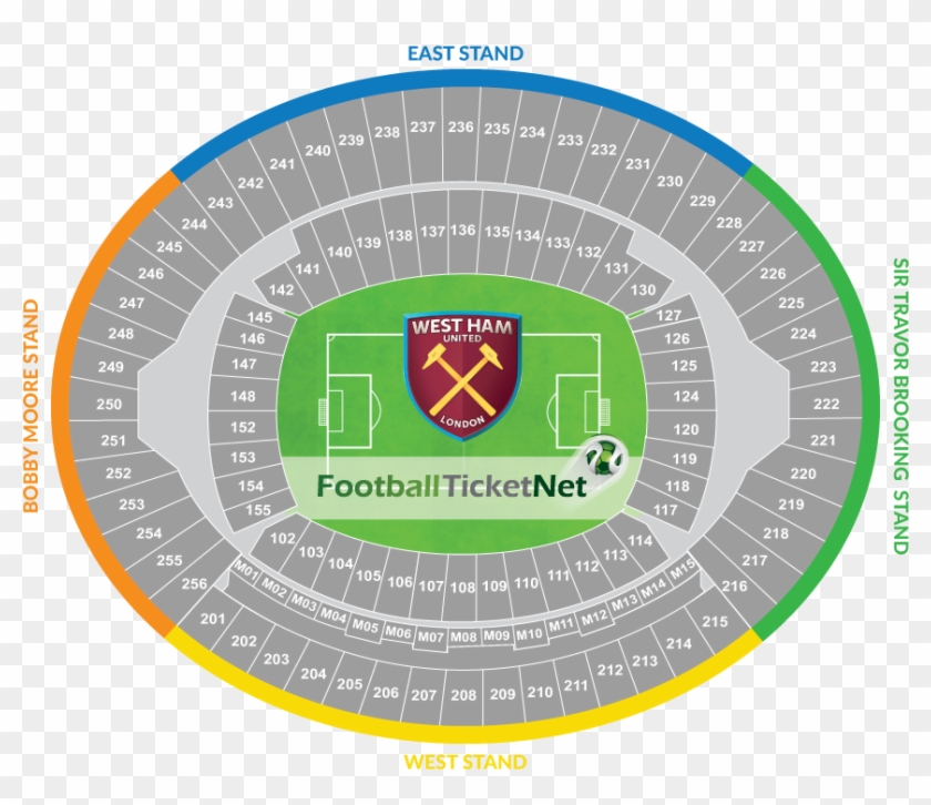 Entradas West Ham United Vs Manchester United - West Ham Stadium Seating Plan #1035086