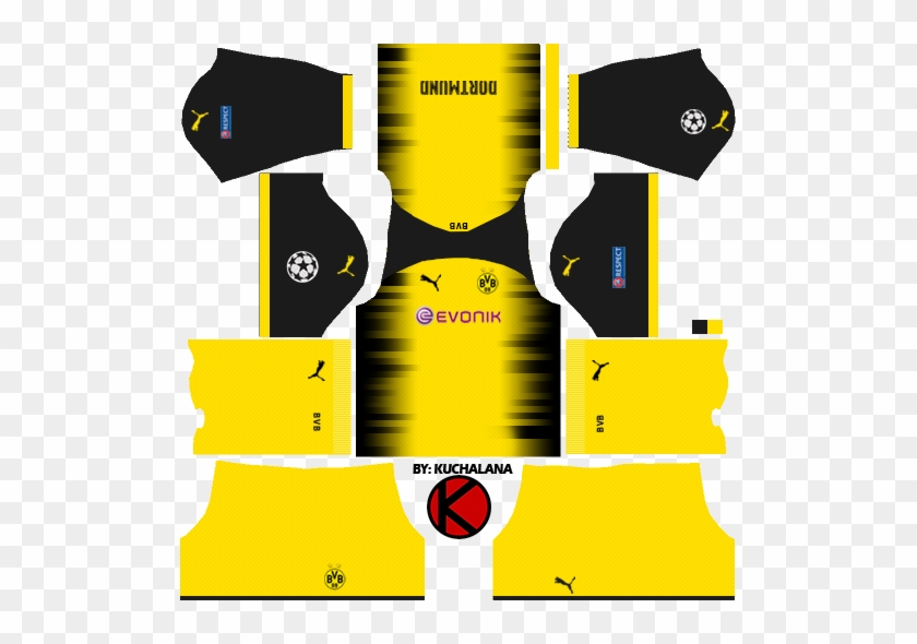 Borussia Dortmund Kits 2017/2018 - Kits Dream League Soccer 2018 #1035119