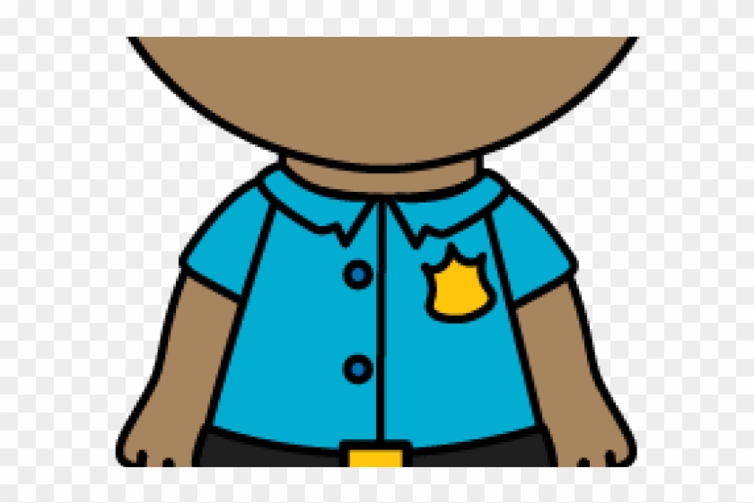 Police Clipart Discipline - Black And White Police Officer Clipart #1035181