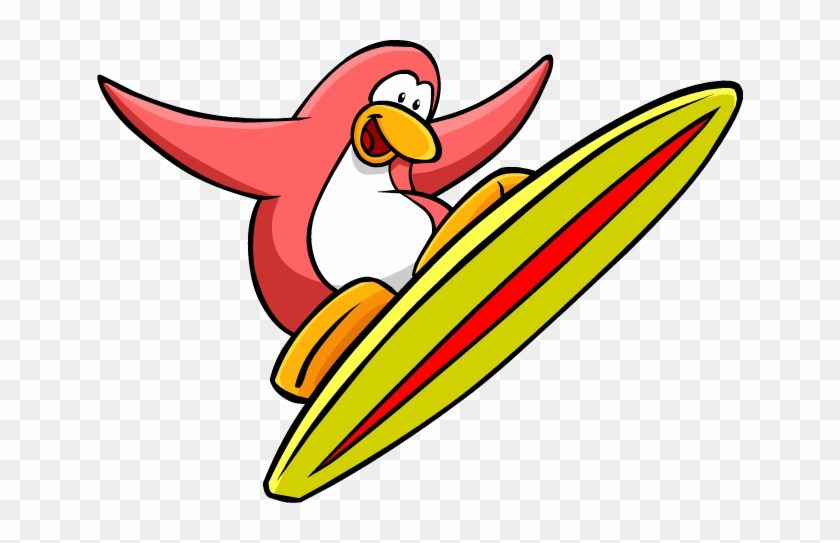 Surfboardpenguin - Club Penguin Surfing #1035268