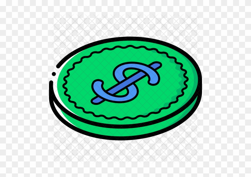 Dollar Coin Icon - Shopping #1035318