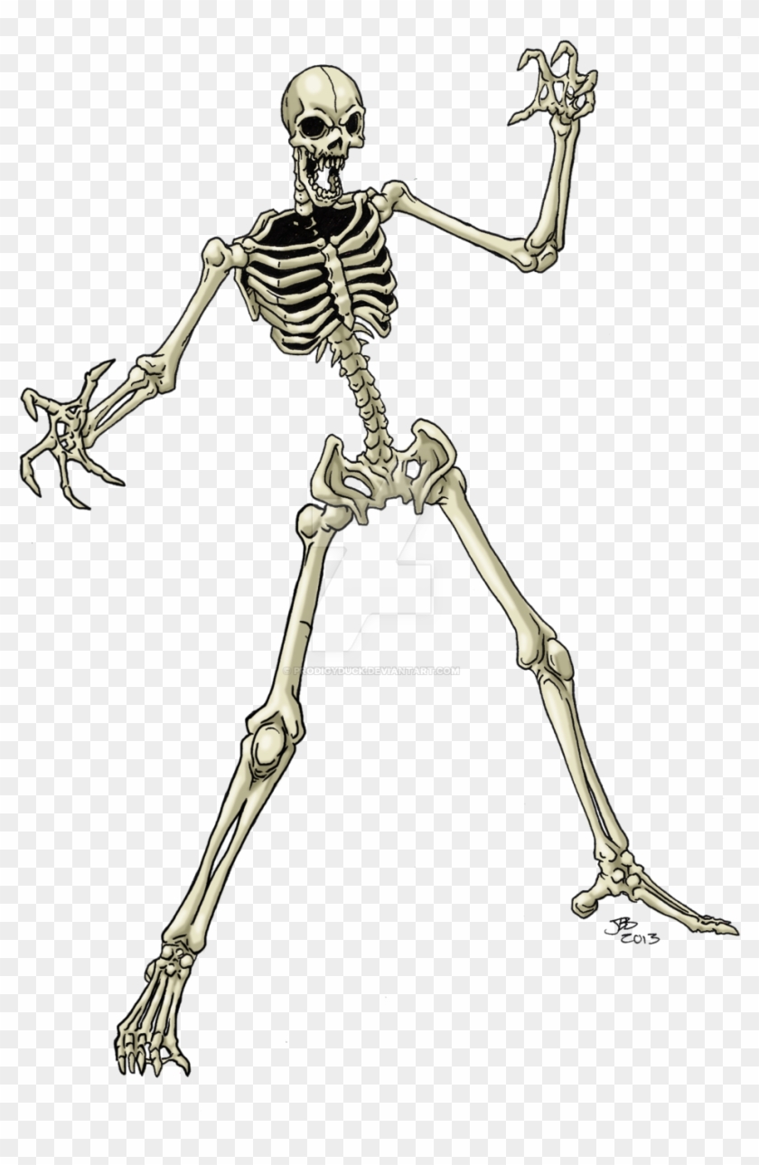 Human Aranea - Klejonka, Skeleton - Pathfinder Human Skeleton #1035414