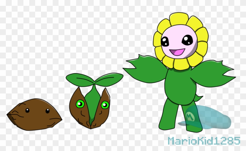 Digimon Ocs Seed, Sprout, And Floweymon By Mariokid1285 - Cartoon #1035485