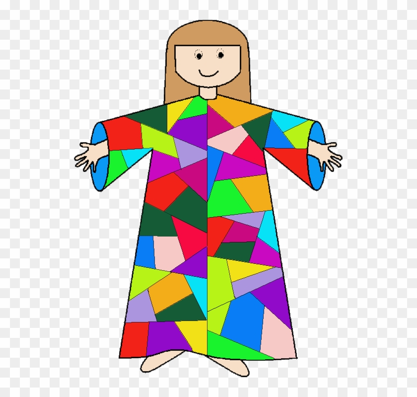 Joseph And The Amazing Technicolor Dreamcoat Clip Art - Joseph's Coat Of Many Colours #1035505