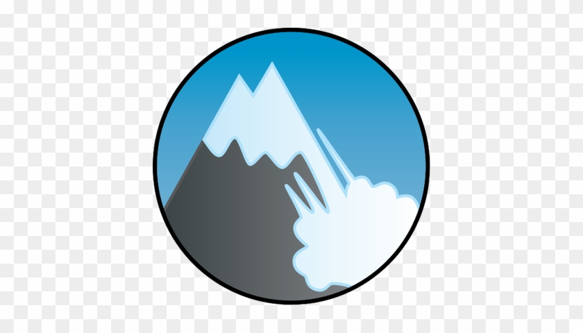 Ian Symbol Avalanche Control - Drawing Of A Avalanche #1035534