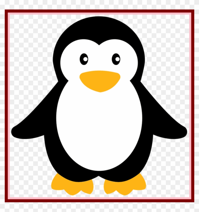 Inspiring Penguin Clipart Baby Cute Simple Small Pro - Penguin Clipart Black And White #1035690