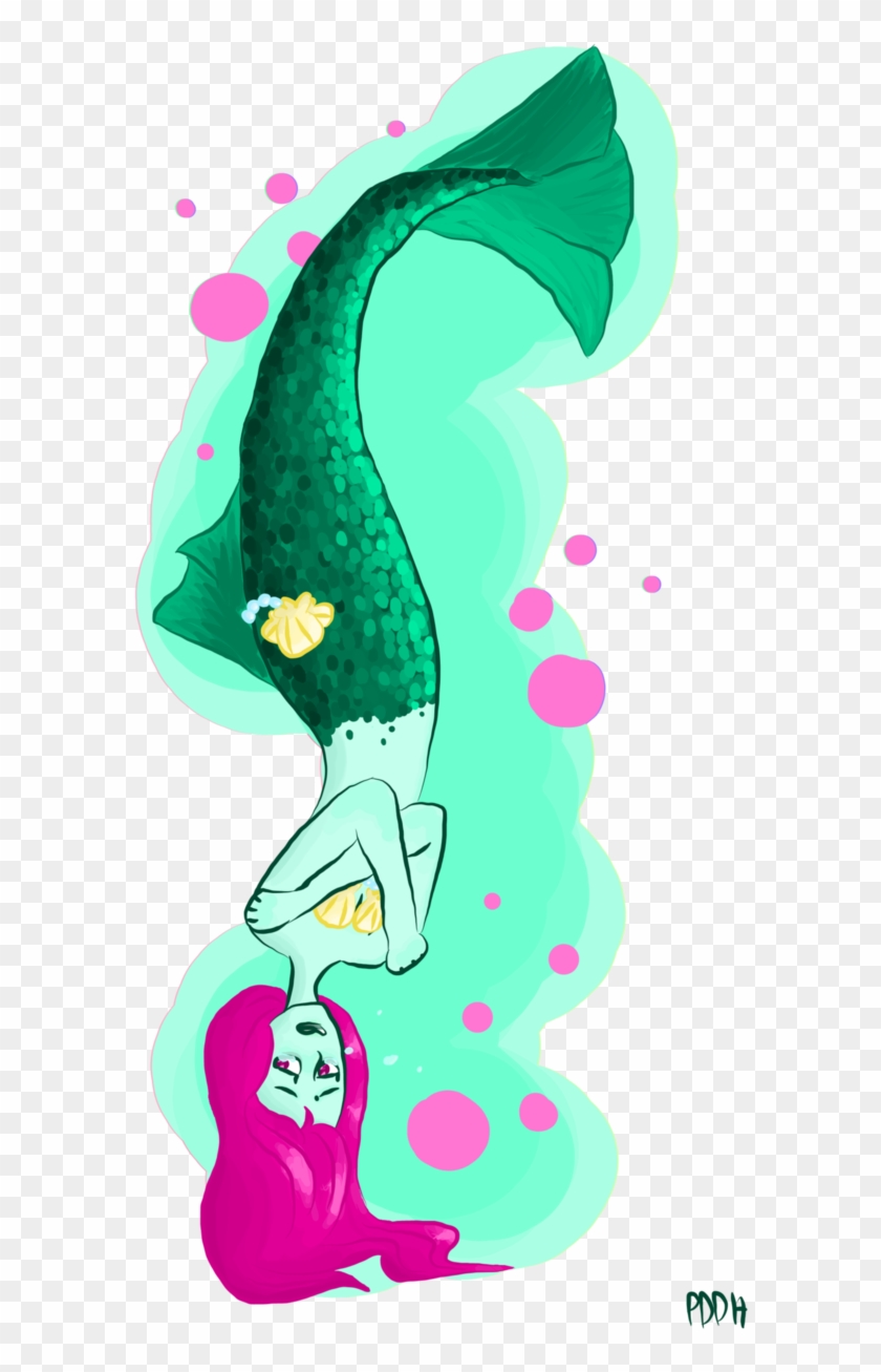 Another Sad Mermaid By Pumpkindreamsdiehere - Illustration #1035746