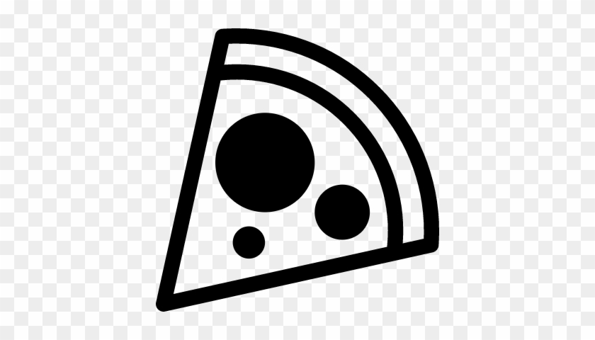 Pizza Slice Vector - Pizza #1035748