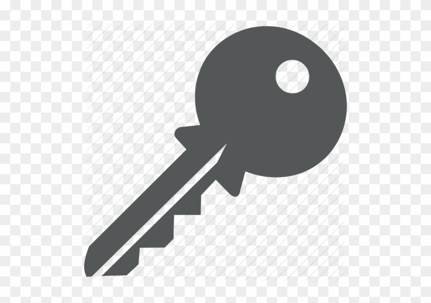 Black Key Icon - Key Icon Transparent Background #1036038