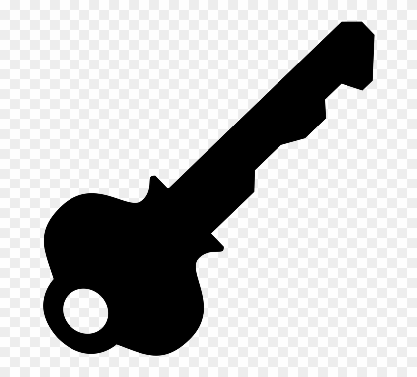 Old Key Cliparts 19, Buy Clip Art - Guitar Icon #1036058