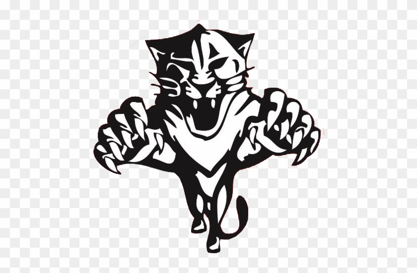 Florida Panthers Logo Black And White #1036222
