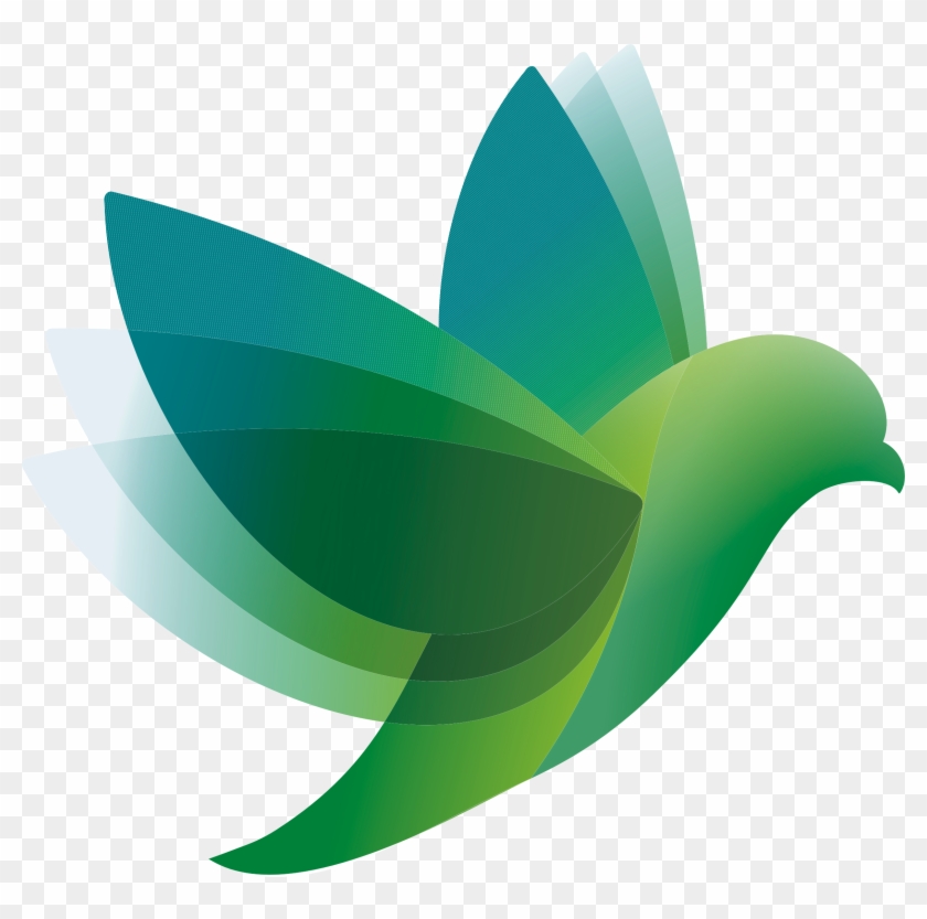 Vector Green Bird Logo - Vector Graphics #1036238