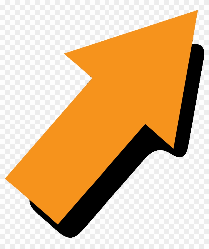 Animated - Animated Orange Arrow #1036248