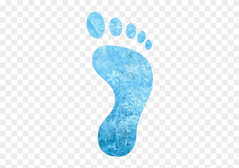 Ice Right Footprint Icon - Footprint Icon Green Png #1036258