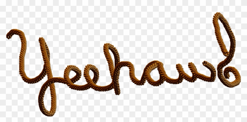 Yeehaw Rope Graphic By Aazari-resources - Yeehaw Transparent #1036300