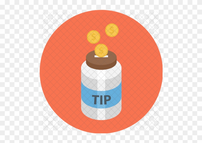 Tipping, Servent, Charge, Happy, Tip, Box Icon - Tip Icon #1036380