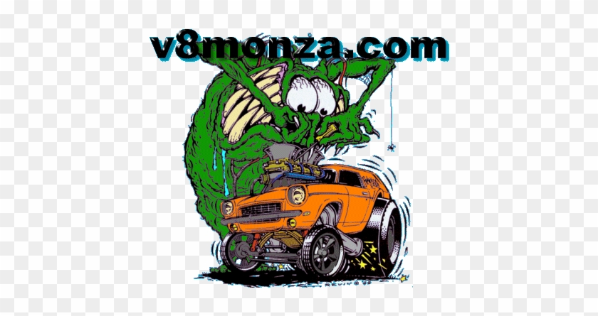 Building The V8 H-body - Chevy Vega Wagon Cartoon #1036561