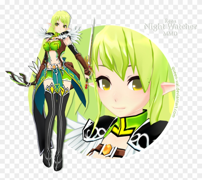 Elsword Mmd - Elsword Rena Mmd #1036571